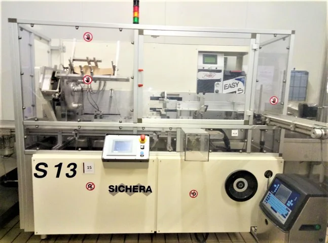 cardboard sleeve packer Chaud melt machine Sichera S13 d'occasion — 2012